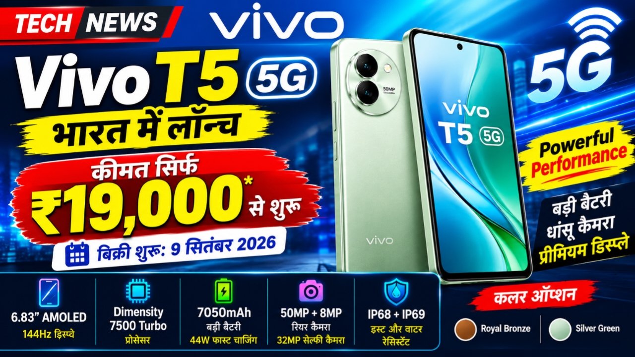 Vivo T5 5G Launch